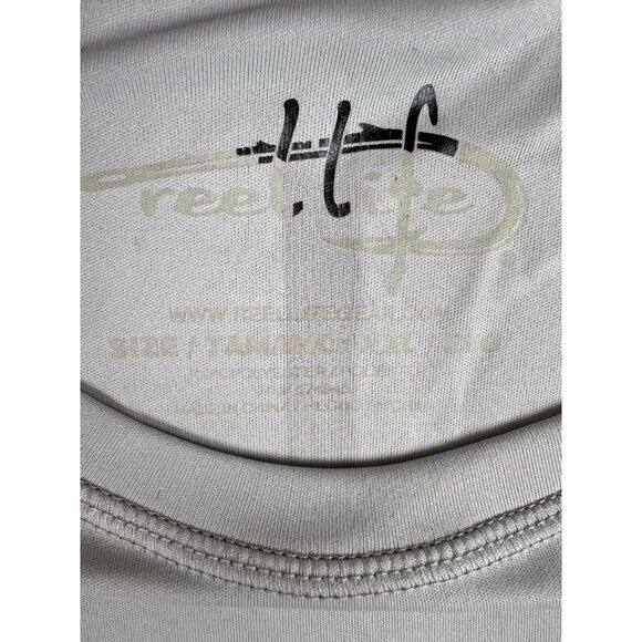 Reel Life Shirt Mens XXL 2XL Gray Sun Ray Defender Series Long Sleeve Fishing - Picture 5 of 8
